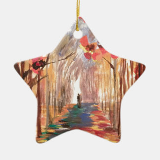 Impressionistisch pad keramisch ornament