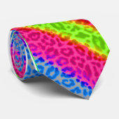 Impressionistisch regenboogstropdas #10 stropdas (Opgerold)