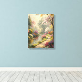 impressionistisch schilderij canvas afdruk (Insitu (Houten vloer))