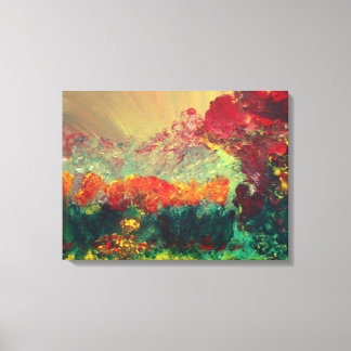 Impressionistisch schilderij Canvas Print