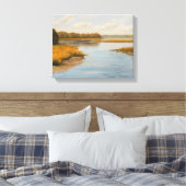 Impressionistisch schilderij Long Island New York Canvas Afdruk (Insitu (Slaapkamer))