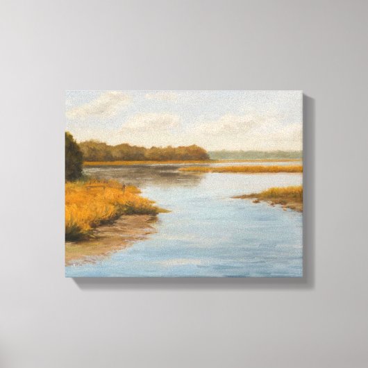 Impressionistisch schilderij Long Island New York Canvas Afdruk (Voorkant)