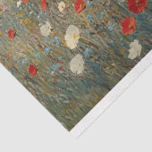 Impressionistisch schilderij Wildflower Landschap Tissuepapier (Detail)