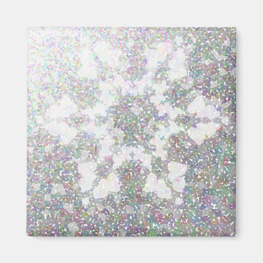 Impressionistisch Snowflake Magneet (Voorkant)