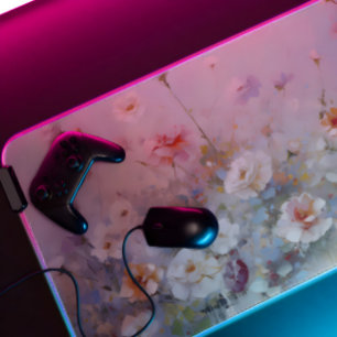 Impressionistische bloemenkunst - levendige tuin b bureaumat