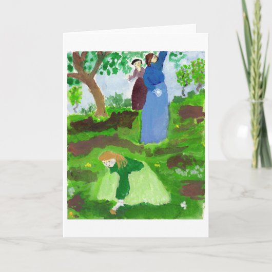 Impressionistische hommage kaart (Voorkant)