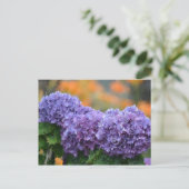 Impressionistische hydrangeas briefkaart (Staand voorkant)