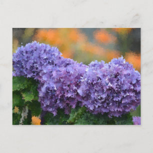 Impressionistische hydrangeas briefkaart