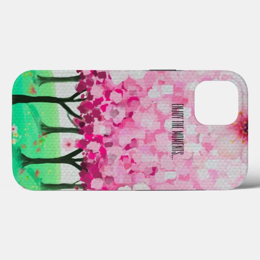 Impressionistische kersenbloesems Case-Mate iPhone case (Achterkant (horizontaal))