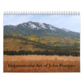 Impressionistische Kunst van John Pompeo Calendar Kalender (Hoes)