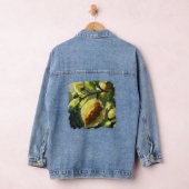 Impressionistische Lemons Hanging from Branch Denim Jacket (Hangar)