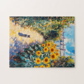 Impressionistische olieverfschilderij van de kat i legpuzzel (Horizontaal)