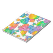 Impressionistische pasteelValentijn Harten Notitieblok (Gedraaid)