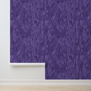 Impressionistische verf Daubs, Paarse Behang