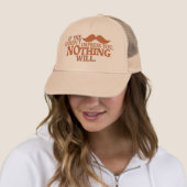 Impressionnant casquette de moustache - choisir la (En situation)