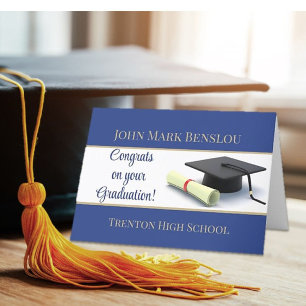 IMPRESSIONNANT, Félicitations ! Carte de diplôme