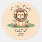 IMPRESSIONNANT Sticker de récompense pour l'enseig (Devant)