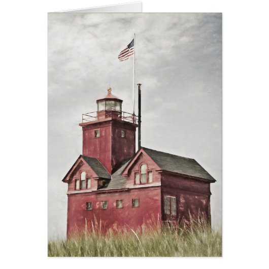 Impressionnisme de Big Red Lighthouse (Devant)