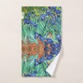 Impressionnisme du jardin fleuri Van Gogh Irises (Serviette à main)