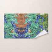 Impressionnisme du jardin fleuri Van Gogh Irises (Serviette à main)