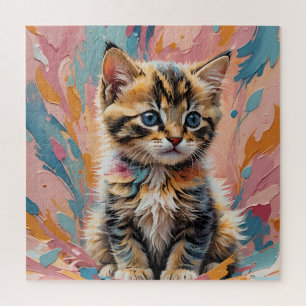 Impressionnisme Kitty Puzzle