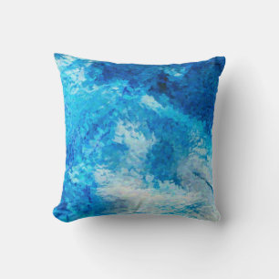 Impressionniste Art Sea Water Coussin