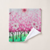 Impressionniste cerisier fleurs rideau de douche (Gant de toilette)