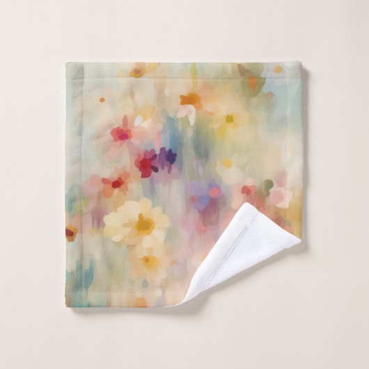 Impressionniste Flower Meadow (Gant de toilette)