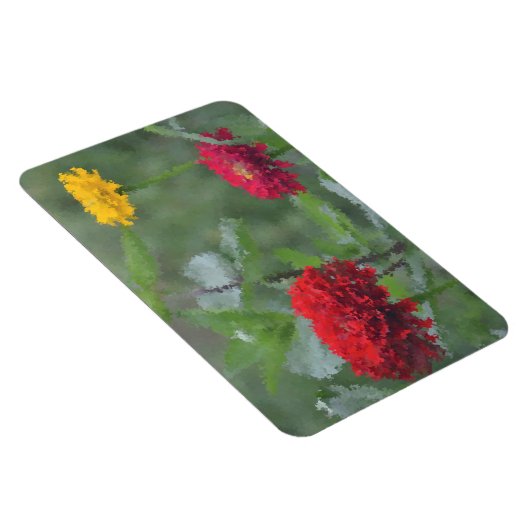 Impressionniste Zinnia Magnet (Côté Droit)