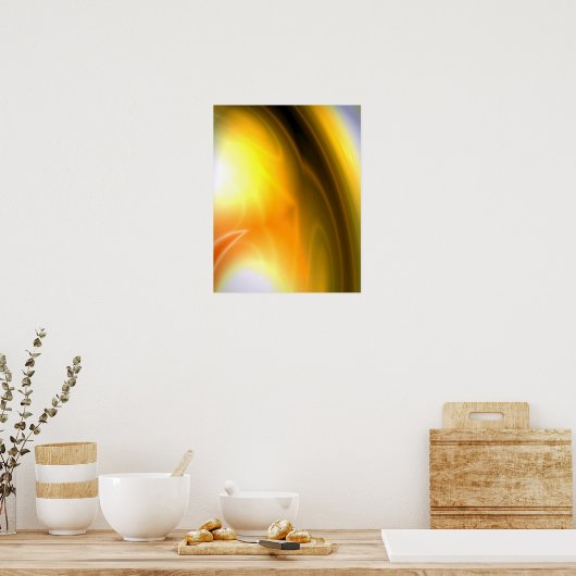 Impressions d'affiches d'Art numérique Abstrait (Cuisine)