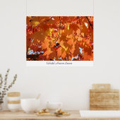 Impressions d'art de feuilles d'automne colorées A (Cuisine)