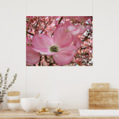 Impressions d'art de fleurs de cornouiller affiche (Cuisine)