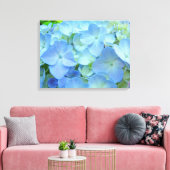 Impressions d'art de fleurs d'hortensia bleu paste (Insitu(Salon))