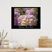 Impressions d'art de fleurs d'hortensia rose Botan (Cuisine)