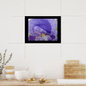 Impressions d'art de fleurs d'iris violettes Irise (Cuisine)