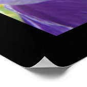 Impressions d'art de fleurs d'iris violettes Irise (Coin)