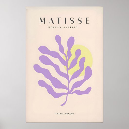 Impressions d'art de Matisse - Abstrait botanique (Devant)