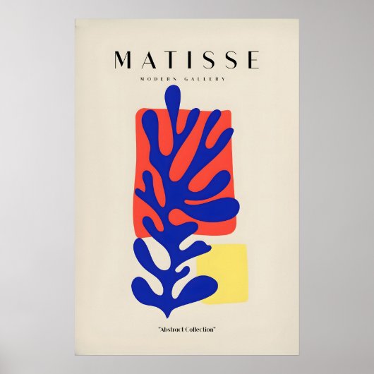 Impressions d'art de Matisse - Abstrait de corail (Devant)