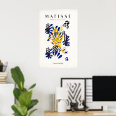 Impressions d'art de Matisse - Abstrait Floral Ble (Bureau à domicile)