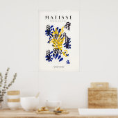 Impressions d'art de Matisse - Abstrait Floral Ble (Cuisine)