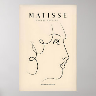 Impressions d'art de Matisse - Dessin au trait d'u