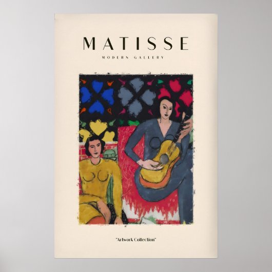 Impressions d'art de Matisse - Deux femmes à la gu (Devant)