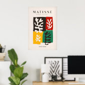 Impressions d'art de Matisse - Feuilles abstraites (Bureau à domicile)