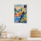 Impressions d'art de Matisse - Paysage côtier abst (Cuisine)