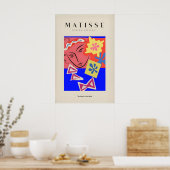 Impressions d'art de Matisse - Visage abstrait ave (Cuisine)