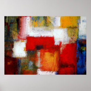 Impressions d'art de peinture abstraite moderne af