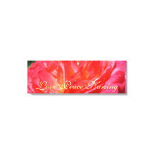 Impressions d'art de toile de soins Rose Amour Pai