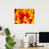 Impressions d'art fines de fleurs de tulipe rouge (Bureau à domicile)