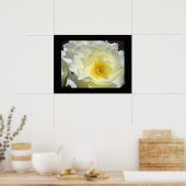 Impressions d'art fines de fleurs roses blanches j (Cuisine)