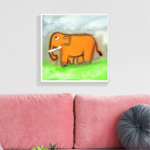 Impressions d'art murales d'éléphant – Art épousto (Insitu(Salon))